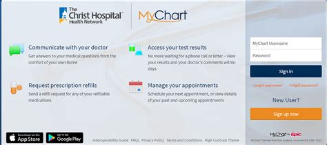 mychart the christ hospital|christ hospital my chart setup.